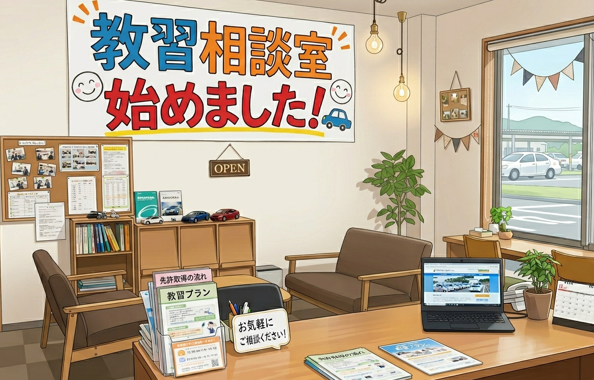 教習相談室始めました！　※教習生・卒業生対象